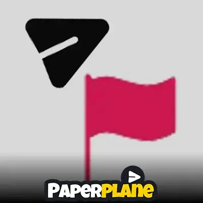 Paperplane game poster